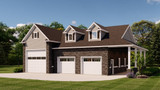 Country House Plan - 70006 - Front Exterior