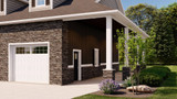Country House Plan - 70006 - Right Exterior