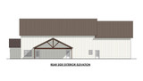 Secondary Image - Country House Plan - Basswood 43721 - Rear Exterior