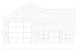 Shingle-Style House Plan - Bailey Garage 81303 - Left Exterior