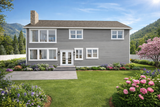 Craftsman House Plan - Hinckley 63406 - Rear Exterior