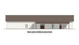 Country House Plan - Torch Lily 50018 - Rear Exterior