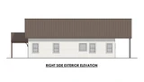 Country House Plan - Snapdragon 28178 - Right Exterior