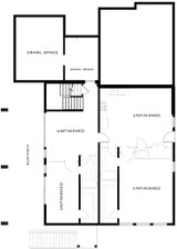 Contemporary House Plan - Marmot Wynd 58126 - Basement Floor Plan