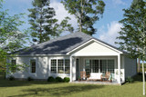 Ranch House Plan - 10809 - Rear Exterior