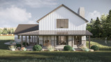 Country House Plan - River Oaks 84909 - Front Exterior