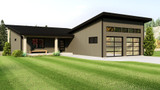 Contemporary House Plan - 63470 - Front Exterior