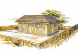 Country House Plan - Fairdrive 21421 - Rear Exterior
