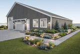 Traditional House Plan - Safford Barndo 95100 - Right Exterior