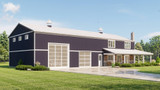 Country House Plan - 56705 - Left Exterior
