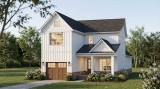 Farmhouse House Plan - Gable Farm 14534 - Right Exterior