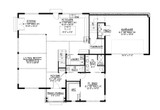 Modern House Plan - 96844 - 1st Floor Plan
