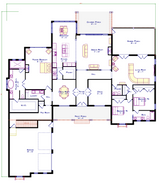 Country House Plan - Emmerson 17587 - 1st Floor Plan