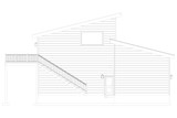 Contemporary House Plan - Kallen Garage 28832 - Rear Exterior