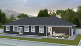 Secondary Image - Craftsman House Plan - Gashler 33265 - Rear Exterior