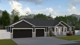 Craftsman House Plan - Gashler 33265 - Left Exterior