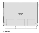 Craftsman House Plan - Freeport 99272 - 1st Floor Plan