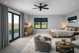 Farmhouse House Plan - Castle Ridge 69791 - Master Bedroom