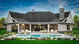 Country House Plan - Cova Creek 80645 - Rear Exterior