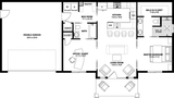 Farmhouse House Plan - 40707 - 1st Floor Plan