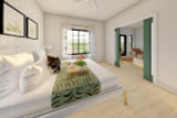 Farmhouse House Plan - 40707 - Master Bedroom
