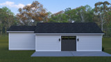 Traditional House Plan - Jason Garage 42769 - Rear Exterior
