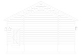 Traditional House Plan - Jason Garage 42769 - Right Exterior