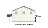 Country House Plan - Cocoa 59654 - Right Exterior
