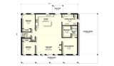 Country House Plan - Cypress #1 15893 - 1st Floor Plan