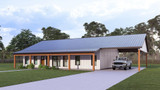 Country House Plan - Cypress #1 15893 - Right Exterior