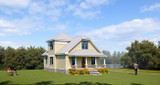 Craftsman House Plan - Westhampton 92207 - Exterior