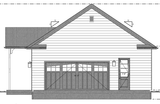 Traditional House Plan - Woodsburgh 54448 - Right Exterior