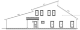 Contemporary House Plan - Williston Park 97620 - Left Exterior