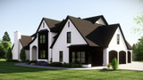 European House Plan - 67641 - Right Exterior