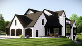 European House Plan - 67641 - Rear Exterior