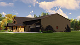 Craftsman House Plan - 64995 - Right Exterior