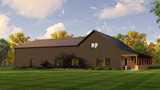 Craftsman House Plan - 64995 - Rear Exterior