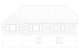 Ranch House Plan - Aaron 21507 - Rear Exterior