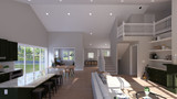 Traditional House Plan - Holdaway 52779 - Family Room
