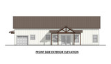 Country House Plan - Evergreen 48584 - Front Exterior