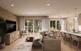 Secondary Image - Farmhouse House Plan - Saint-Georges 17442 - Living Room