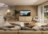 Farmhouse House Plan - Saint-Georges 17442 - Living Room