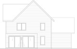 Farmhouse House Plan - Dumont 2 52487 - Rear Exterior