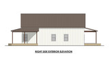 Country House Plan - Sycamore #1 91053 - Right Exterior