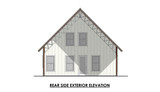Country House Plan - Sitka Spruce 49588 - Rear Exterior