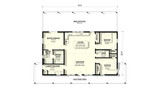 Ranch House Plan - Ponderosa Pine 51090 - 1st Floor Plan