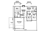 Ranch House Plan - Hetherington 14136 - 1st Floor Plan
