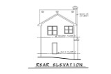 French Country House Plan - Edinburg 93330 - Rear Exterior