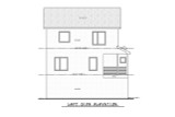 Contemporary House Plan - Julian Twin 59699 - Left Exterior