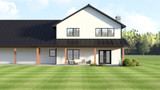 Country House Plan - 80924 - Rear Exterior